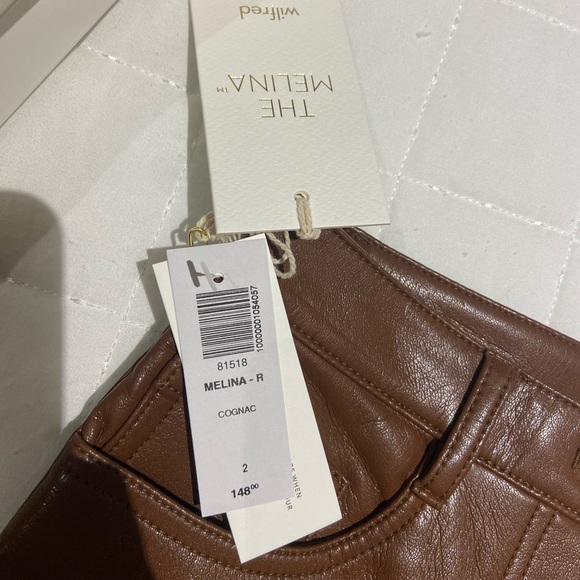 Aritzia Melina faux leather pants - Picture 3 of 3